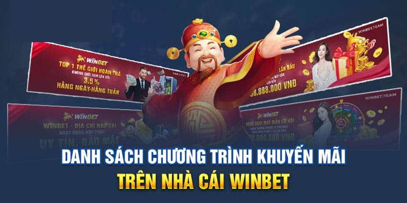 Những chương trình khuyến mãi hấp dẫn nhất tại Winbet